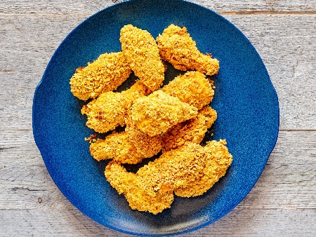 Печени пилешки крилца с корнфлейкс на фурна - снимка на рецептата